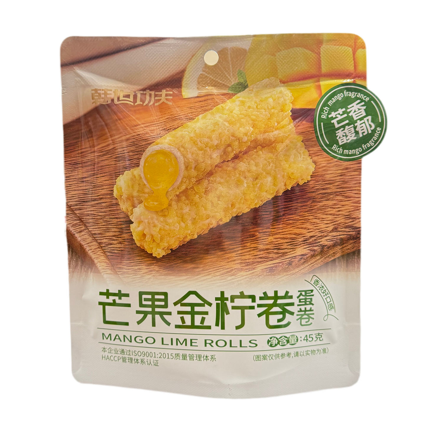 Rotoli di Mango e Lime