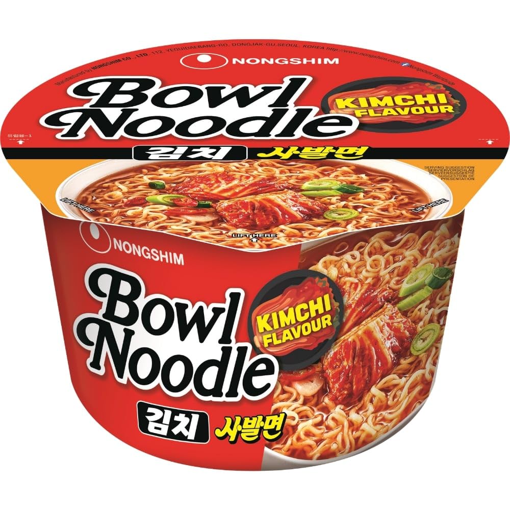 Nongshim Bowl noodle Gusto Kimchi