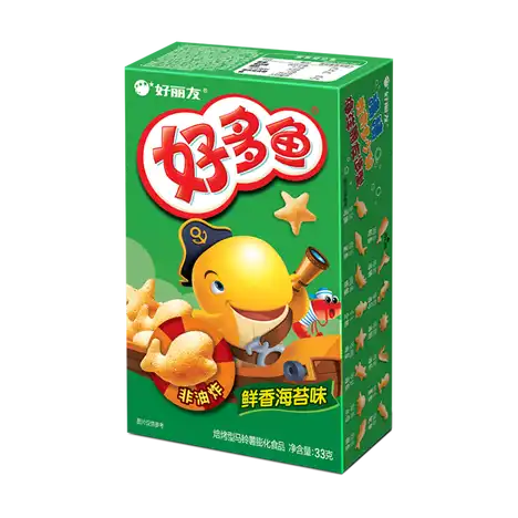 Snack croccante gusto alghe