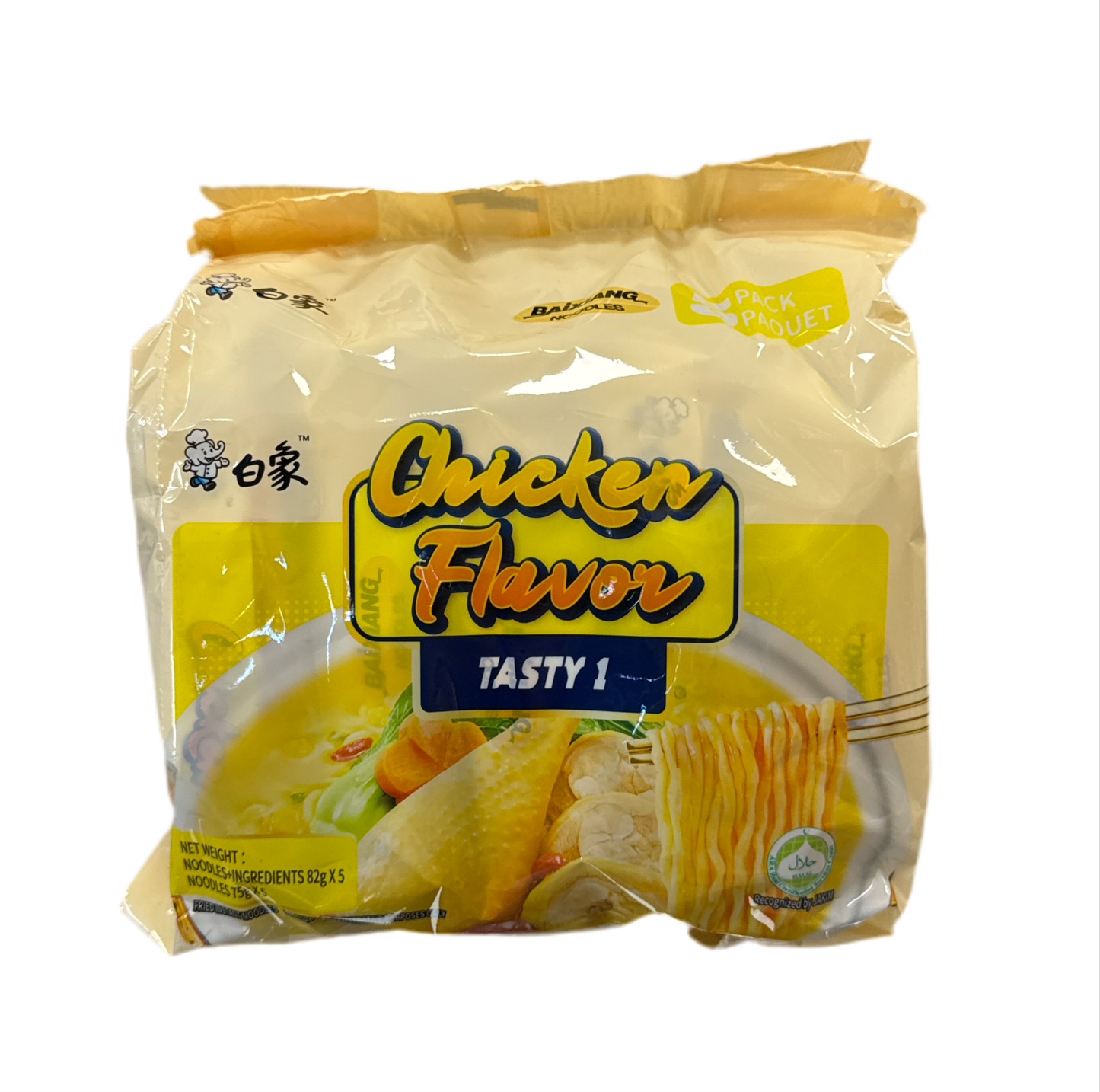 Baixiang noodles al pollo 5pz