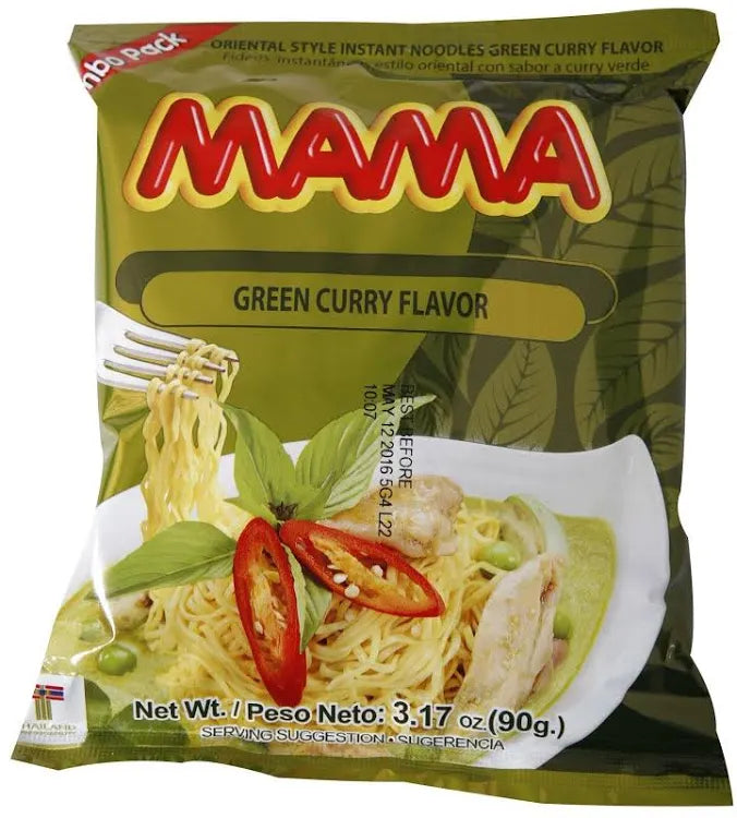 Mama Instant Noodles Green Curry
