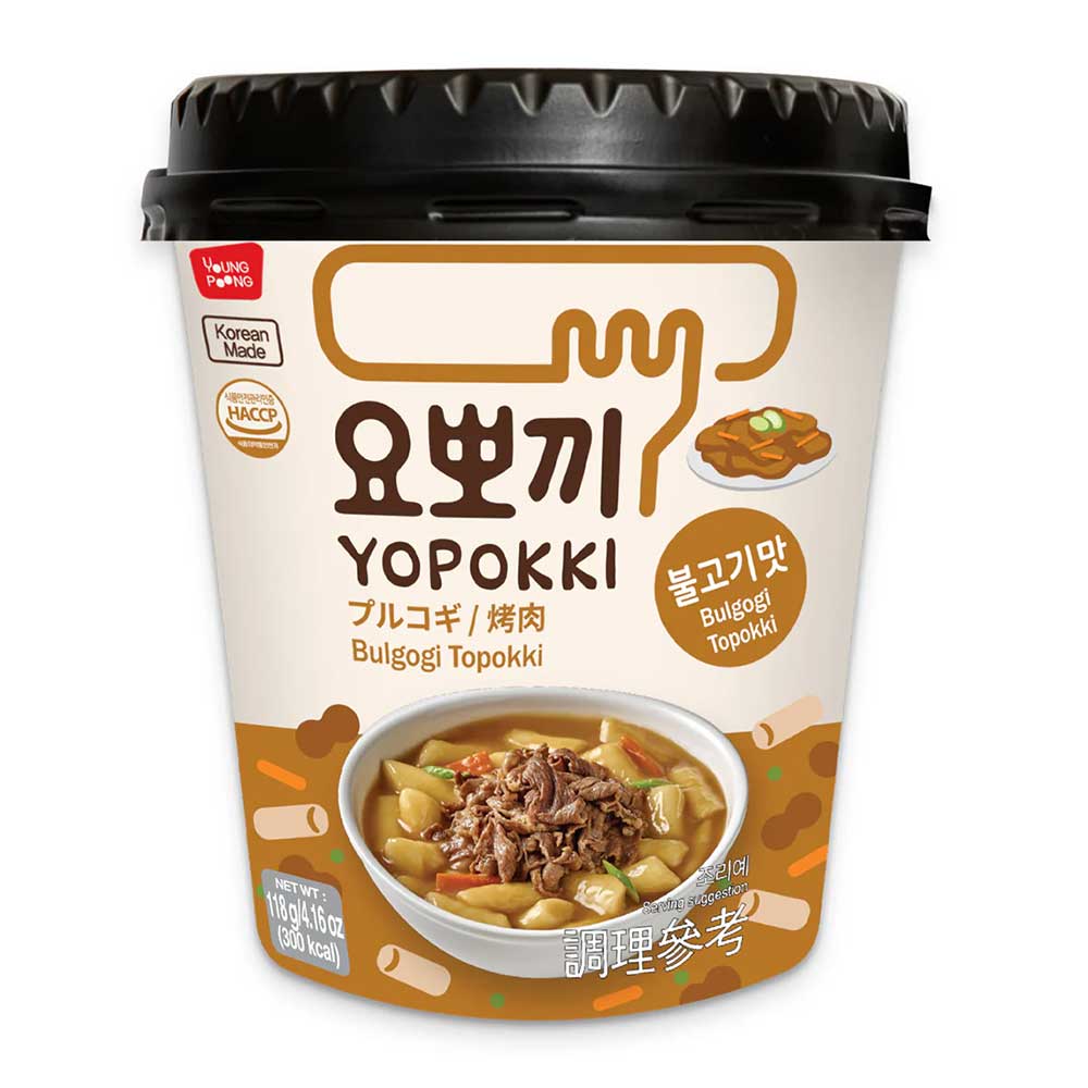 Yopokki Gnocchi di Riso Coreani al BBQ 120g