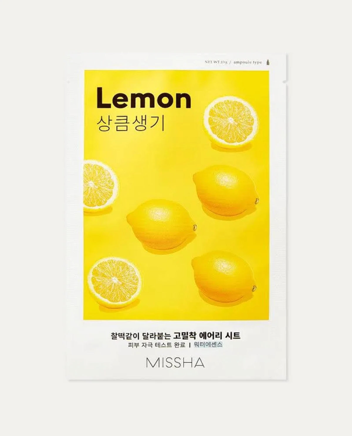 MISSHA – Maschera in tessuto Airy Fit (Limone)