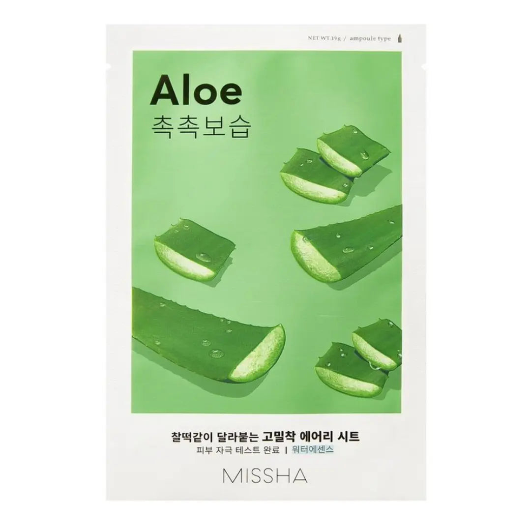 MISSHA – Maschera in tessuto Airy Fit (Aloe)