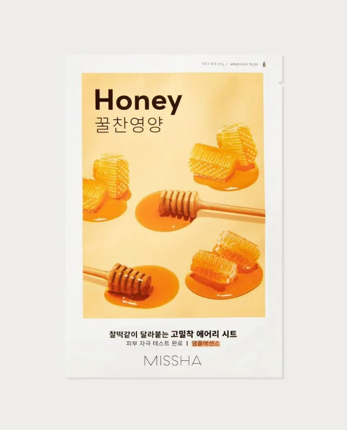 MISSHA – Maschera in tessuto Airy Fit (miele)