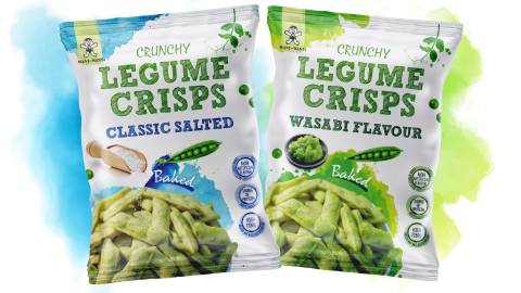 Want Want Wasabi Crispy Legumes Crispy Pea Flavor 85g