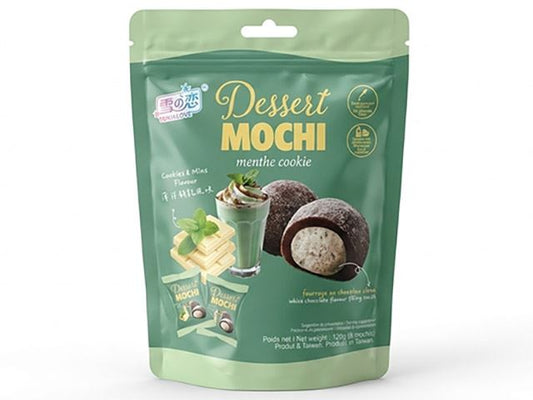 Mochi cioccolato bianco e menta 120g