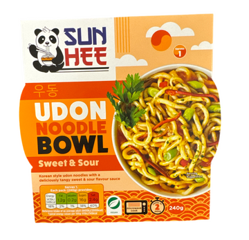 Sweet and Sour Instant Udon Noodles
