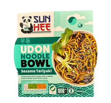 Instant Udon Noodles with Teriyaki Sauce