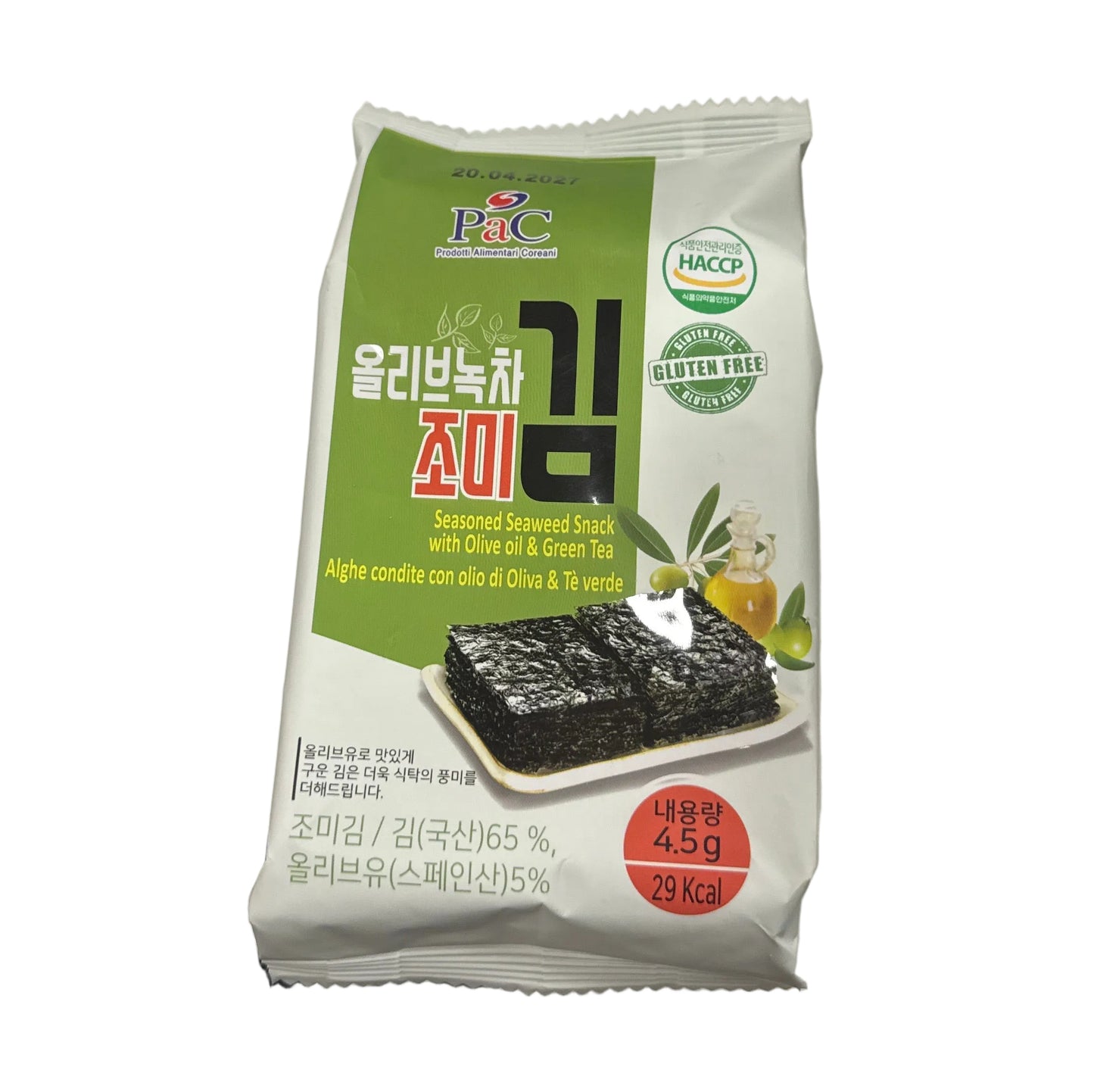 Alghe Pac Olio Oliva e The verde 4.5G