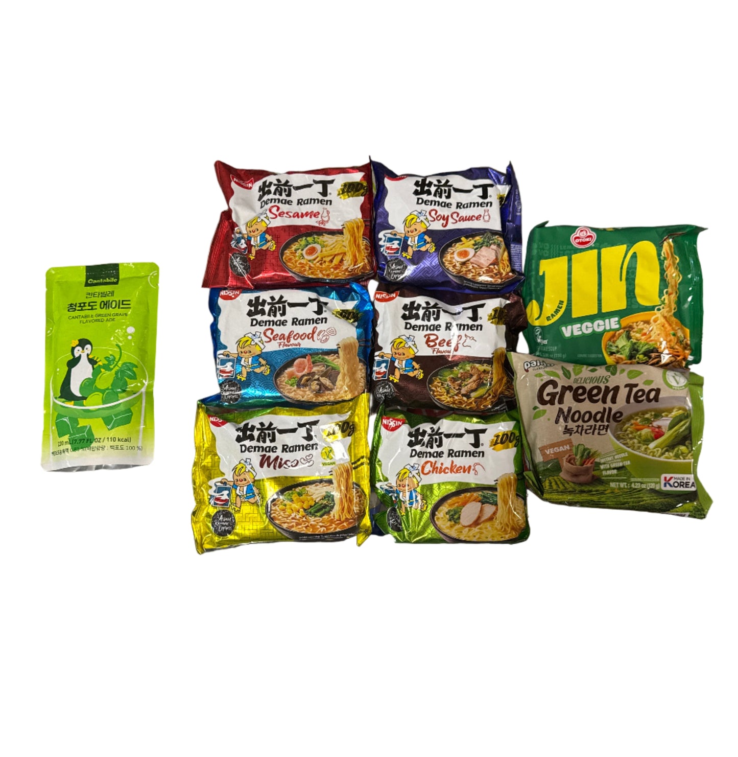 Box noodles 8pz+1 omaggio bevanda