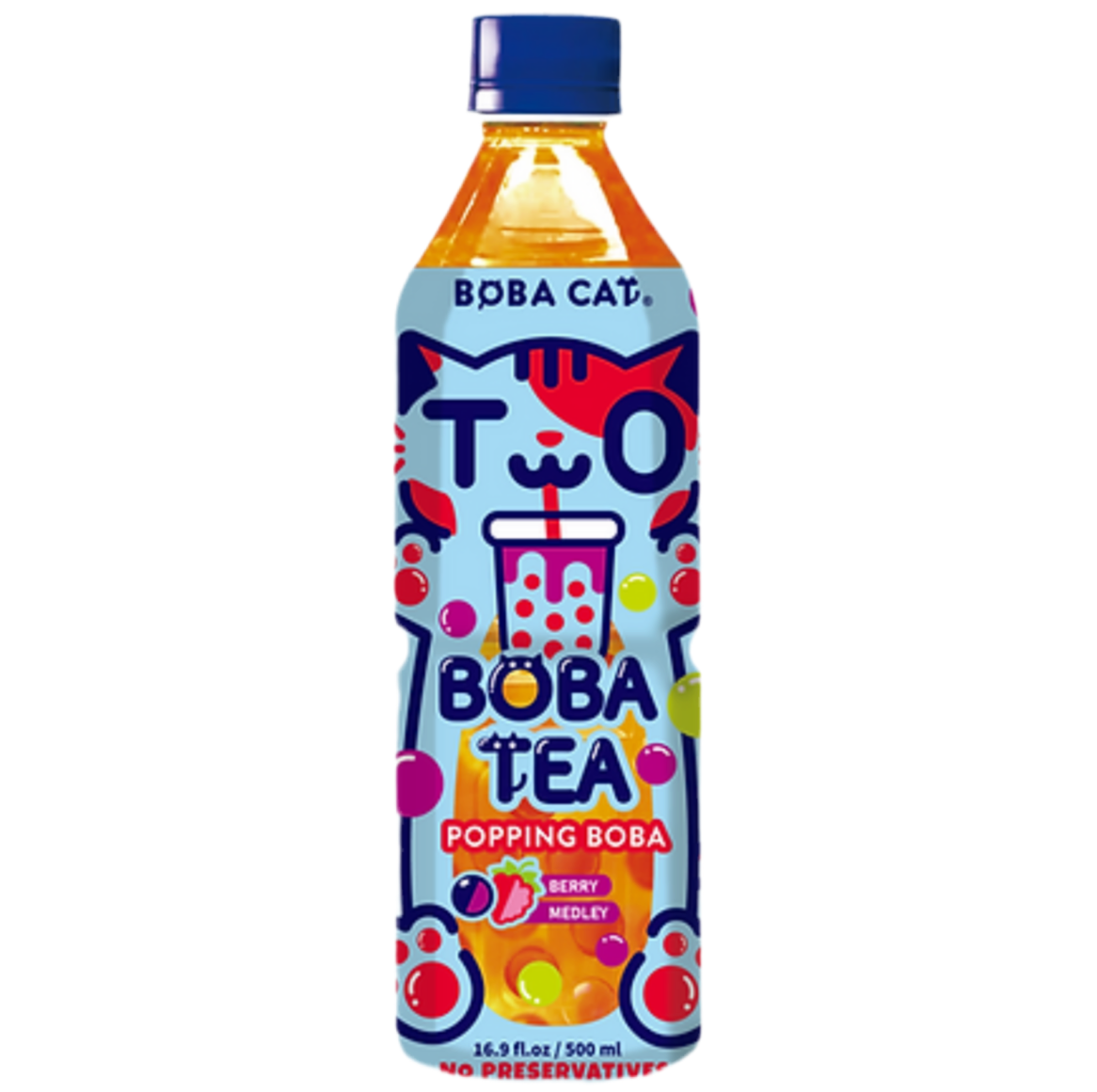 BocaCat Boba Tea ai Frutti di Bosco