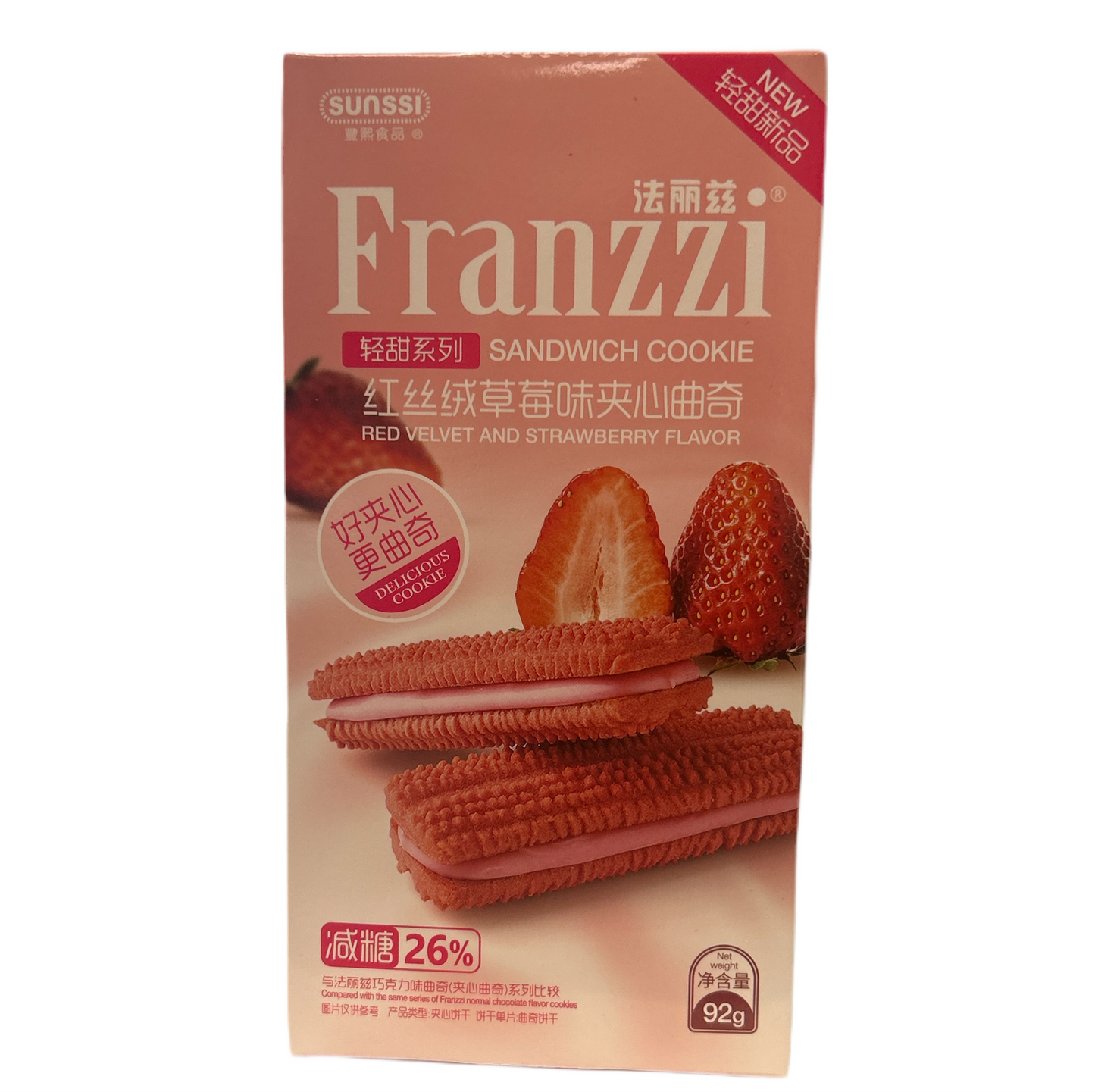 Franzzi Biscotti Red Velvet e Fragola