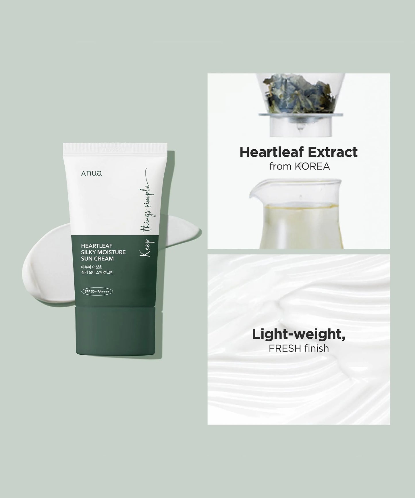 Anua Heartleaf Crema Solare