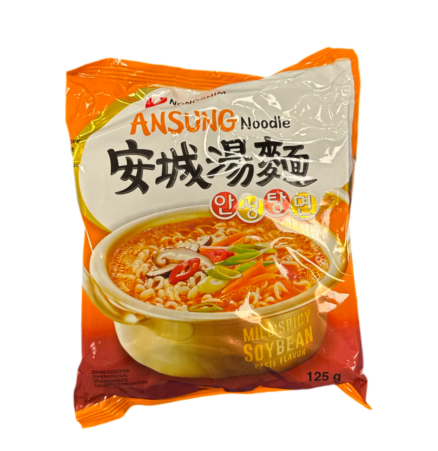 Nongshim Noodle con media piccantezza e pasta di soia