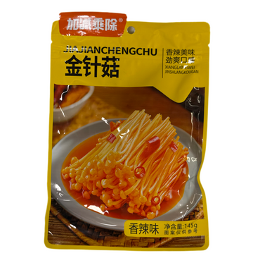 Spicy Enoki Mushroom Snacks