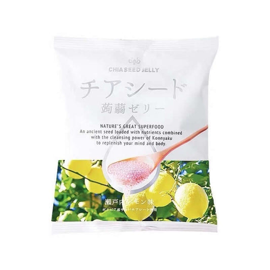 Gelatina di semi di chia al gusto limone