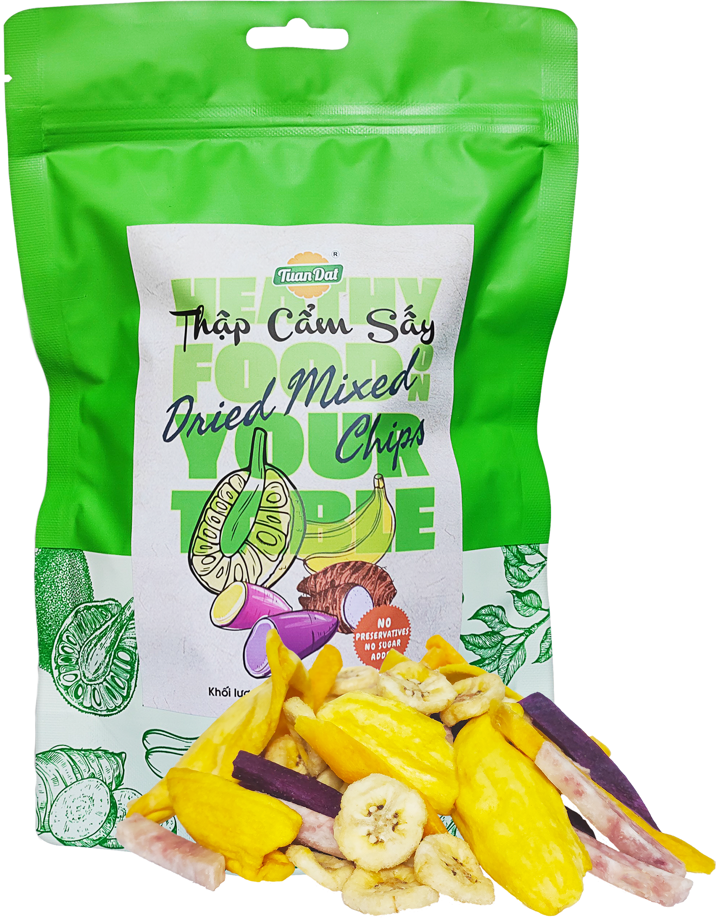 Chips miste di frutta e verdura essiccata 100g