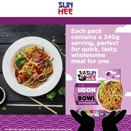 Sun Hee Udon Noodle Bowl Kung Pao Flavor 240g