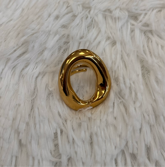 Anello Open Circle Dorato