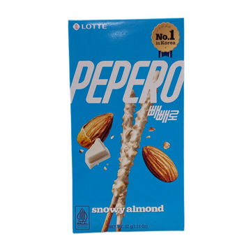 Pepero Sticks with White Chocolate and Almonds