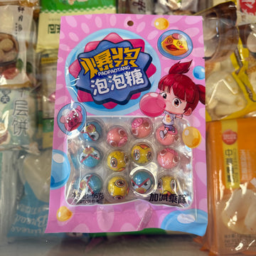 Multi-flavored Bubble Gum