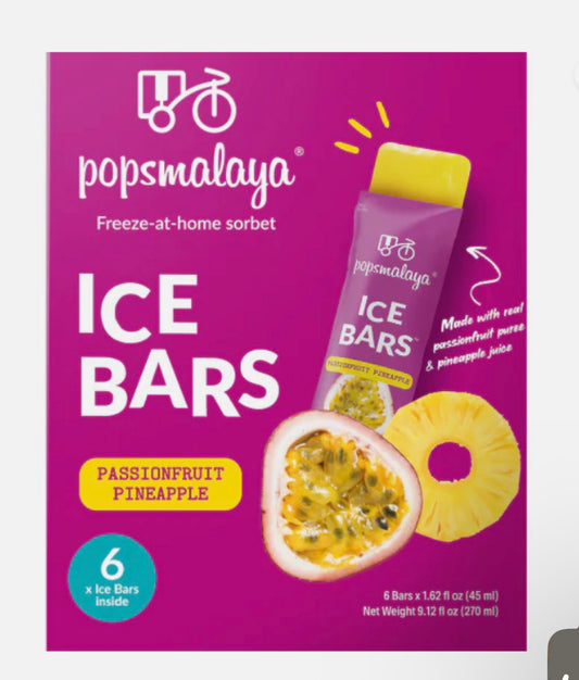 Ice Bars gusto Passion Fruit e Ananas  6x45ml