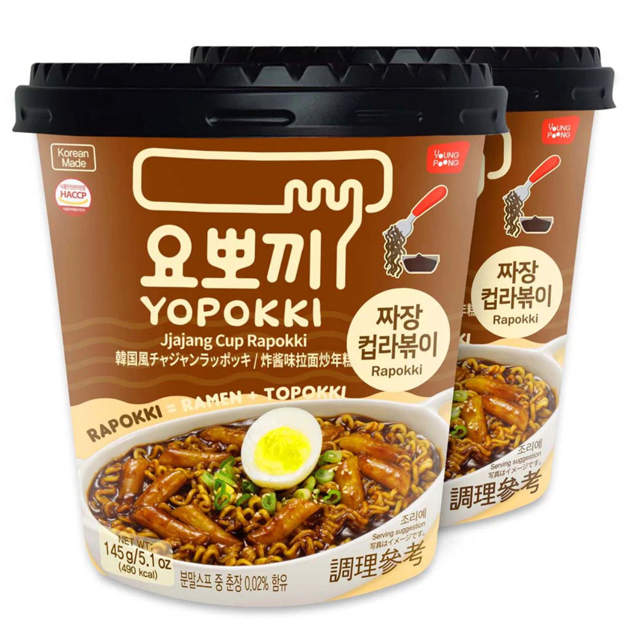 Yopokki Gnocchi + Ramen con Salsa di Fagioli Neri