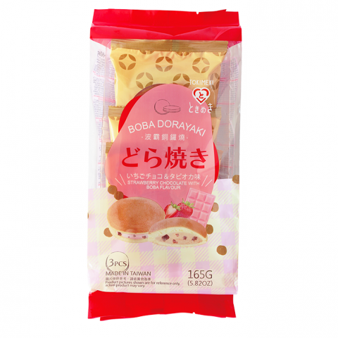 Dorayaki bubble tea gusto Choco Strawberry 3pz