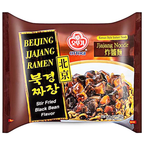 Ottogi Ramen Jjajang Pasta di Fagioli Neri