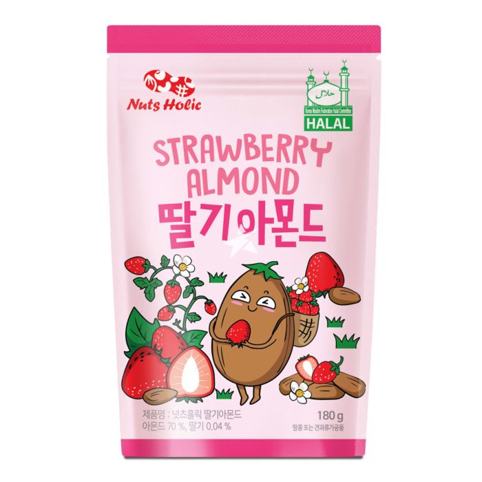 Mandorle al Gusto Fragola 180g