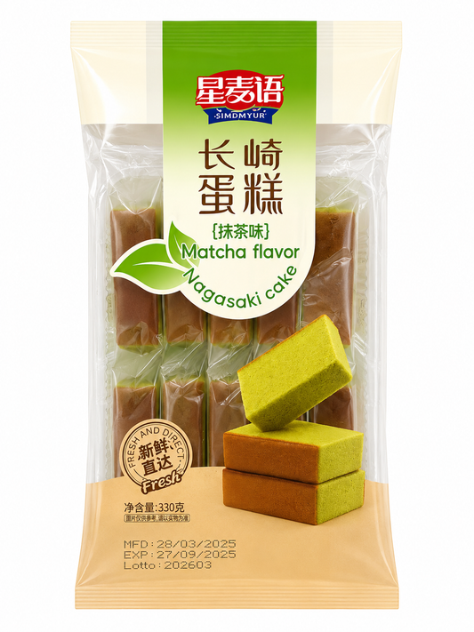 Fluffy cake matcha 330g