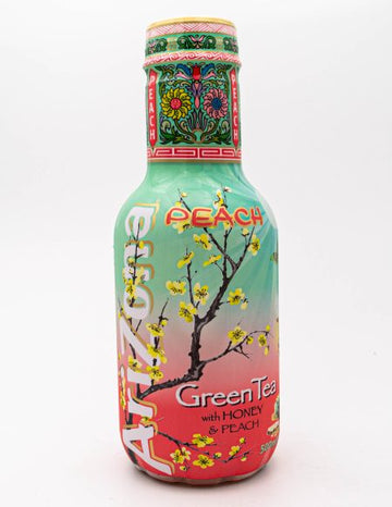 Arizona Green Tea Peach, tè verde alla pesca da 500ml