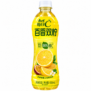 Bevanda al limone e frutto della passione