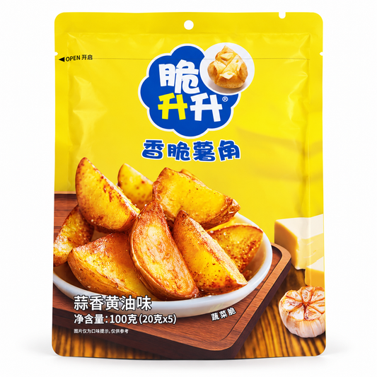 Snack patate al gusto aglio e burro 100g