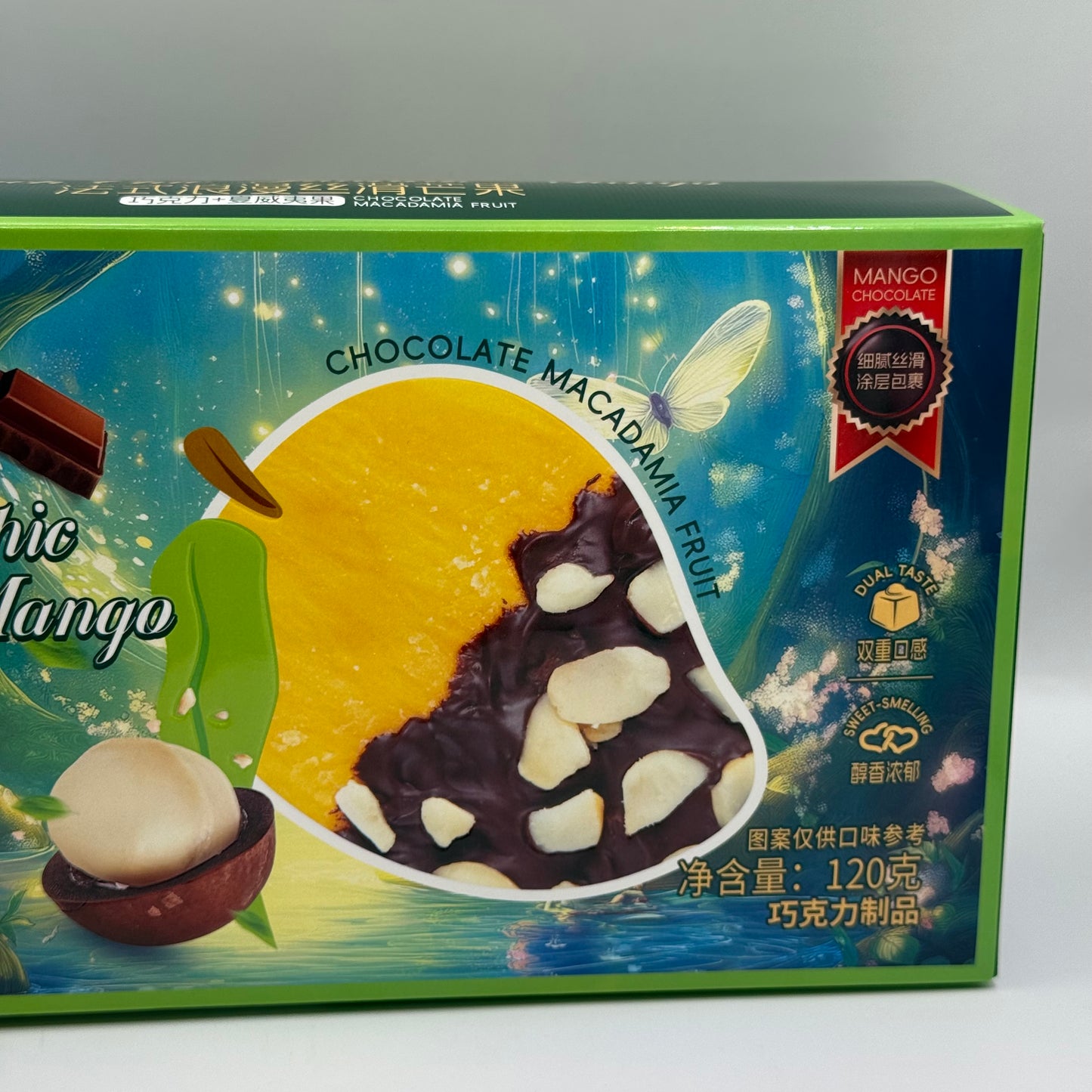 Mango ricoperto di cioccolato