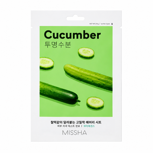 MISSHA – Maschera in tessuto Airy Fit (Cetriolo)