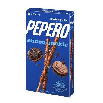 Pepero al cioccolato con cookie