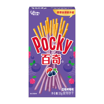 Blueberry and Raspberry Flavored Pocky