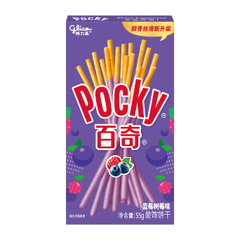 Pocky al gusto Mirtillo e Lampone